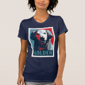 Golden Retriever van Hope Dogs T-shirt (Voorkant)