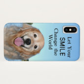 Golden Retriever verandert de wereld Case-Mate iPhone Case (Achterkant (horizontaal))