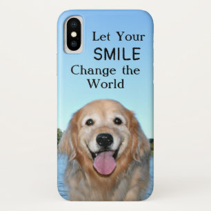 Golden Retriever verandert de wereld iPhone X Hoesje