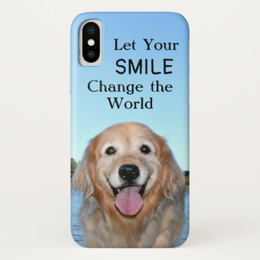 Golden Retriever verandert de wereld Case-Mate iPhone Case (Achterkant)