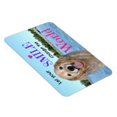 Golden Retriever verandert de wereld Magneet (Rechterzijde)