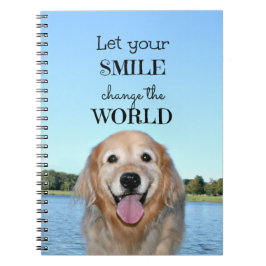 Golden Retriever verandert de wereld Notitieboek