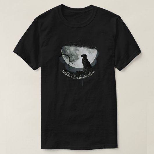 Golden Retriever Verfijning T-shirt (Design voorkant)