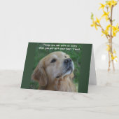 Golden Retriever Verjaardag Kaart Beste Mensen (Gele Bloem)