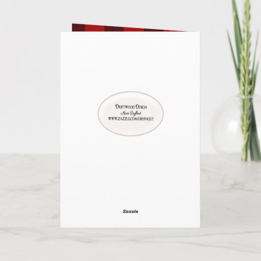 Golden Retriever verjaardag op plaid Kaart (Achterkant)