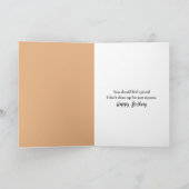 Golden Retriever Verjaardag Zelfzorg Kaart (Binnen)