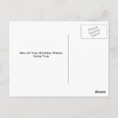 Golden Retriever Verjaardagswensen Briefkaart (Achterkant)