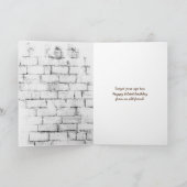 Golden Retriever verlate verjaardag Kaart (Binnen)