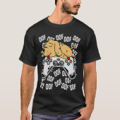 Golden Retriever Video Game Noob van Kinder jongen T-shirt (Voorkant)