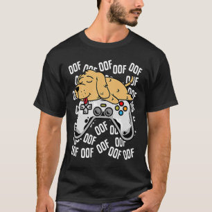 Golden Retriever Video Game Noob van Kinder jongen T-shirt