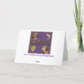 Golden Retriever Vierde juli Cake Feestdagen Kaart (Achterkant)