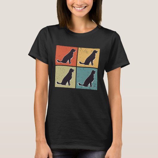 Golden Retriever Vintage 4 T-shirt (Voorkant)