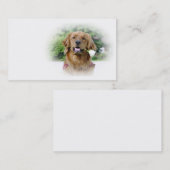 Golden Retriever visitekaartje (Voorkant / Achterkant)