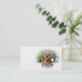 Golden Retriever visitekaartje (Staand voorkant)