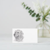 GOLDEN RETRIEVER VISITEKAARTJE (Staand voorkant)