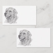 GOLDEN RETRIEVER VISITEKAARTJE (Voorkant / Achterkant)