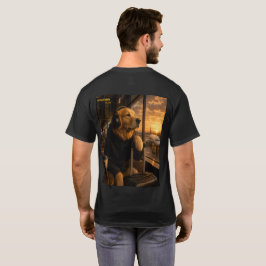 Golden Retriever Vliegveld Reiziger T-Shirt