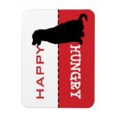 Golden Retriever voedt me Hongaars Magnet Sign Magneet (Verticaal)