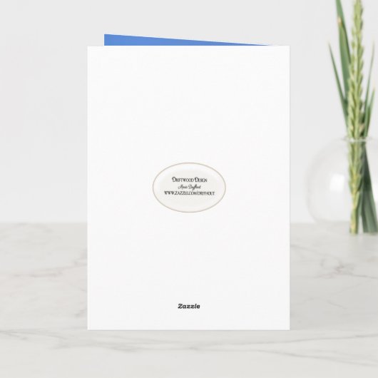 Golden Retriever voor 90e verjaardag Kaart (Achterkant)