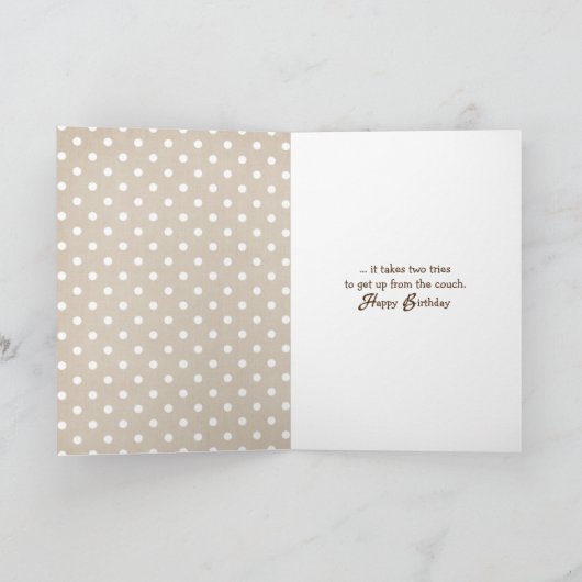 Golden Retriever voor het krijgen van oude verjaar Kaart (Binnen)