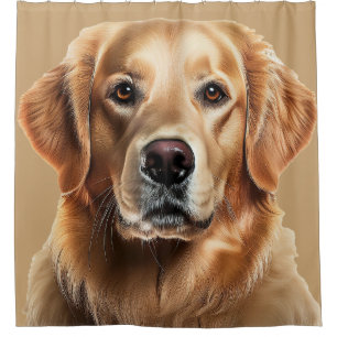 Golden Retriever voor honden Douchegordijn
