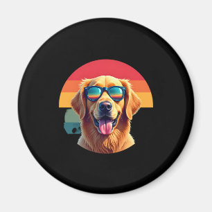 Golden Retriever voor meisjes Zonnebrillen Pe Magneet