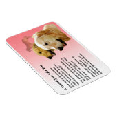 Golden Retriever Vriend Gedicht Magnet Magneet (Rechterzijde)