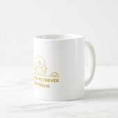 golden retriever-vriend koffiemok (Voorkant rechts)