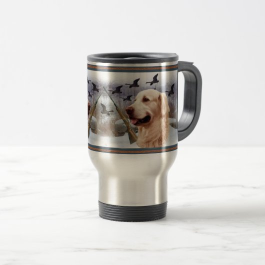 GOLDEN RETRIEVER W PLEASANTS REVEL MUG REISBEKER (Voorkant rechts)