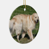 Golden Retriever Walking Keramisch Ornament (Rechts)