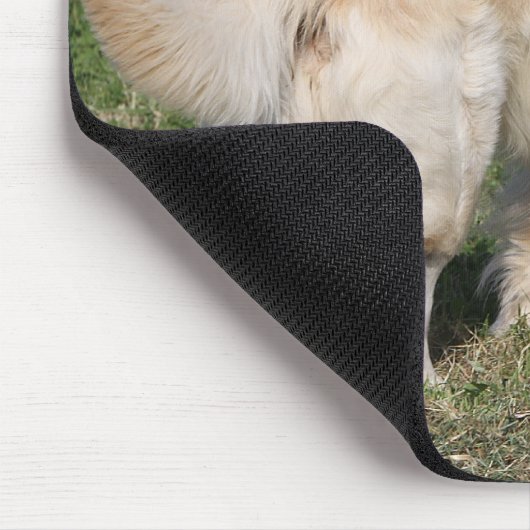 Golden Retriever Walking Muismat (Hoek)