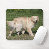 Golden Retriever Walking Muismat (Met muis)
