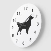 Golden Retriever Wall klok (Hoek)