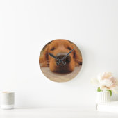 Golden Retriever Wall klok (Huis)
