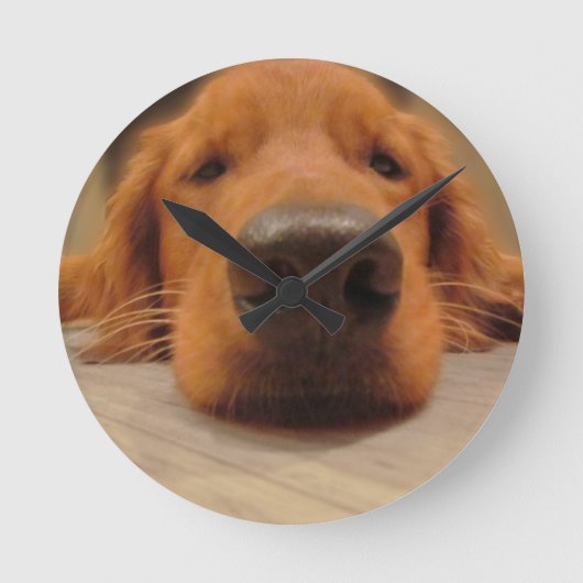 Golden Retriever Wall klok (Voorkant)