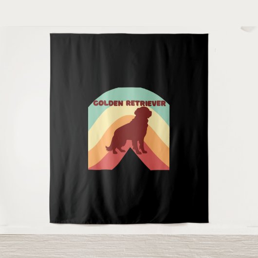 Golden Retriever Wandkleed (Voorkant)