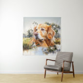 Golden Retriever Wandkleed (In situ)