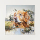 Golden Retriever Wandkleed (Voorkant)
