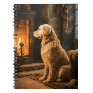 Golden Retriever Warmth beroemd gemaakt door The F Notitieboek