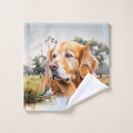 Golden Retriever Washandje