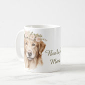 Golden Retriever Watercolor Mug  Koffiemok (Voorkant links)