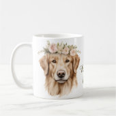 Golden Retriever Watercolor Mug  Koffiemok (Links)