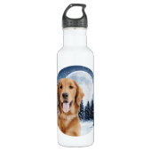 Golden Retriever Waterflesje Waterfles (Voorkant)
