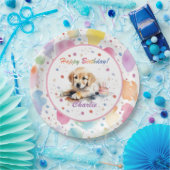 Golden Retriever Waterverf Papier Bord (Feest)