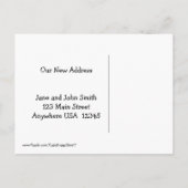 Golden Retriever We hebben een adreswijziging verp Aankondigingskaart (Achterkant)