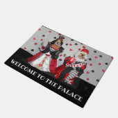 Golden Retriever Welkom in het paleis Deurmat (Schuin)