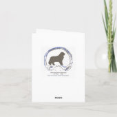 Golden Retriever Wenskaart Kaart (Achterkant)