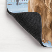 Golden Retriever Winter Wonderland Kerstvreugde Muismat (Hoek)