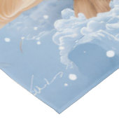 Golden Retriever Winter Wonderland Kerstvreugde Tafelkleed (Gekanteld)