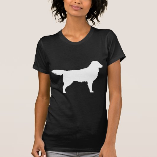 Golden Retriever (wit) T-shirt (Voorkant)